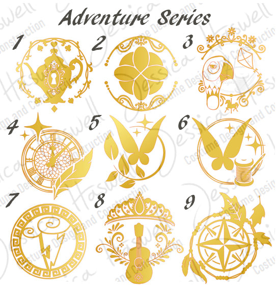 Adventure Series 5" Vinyl Decals